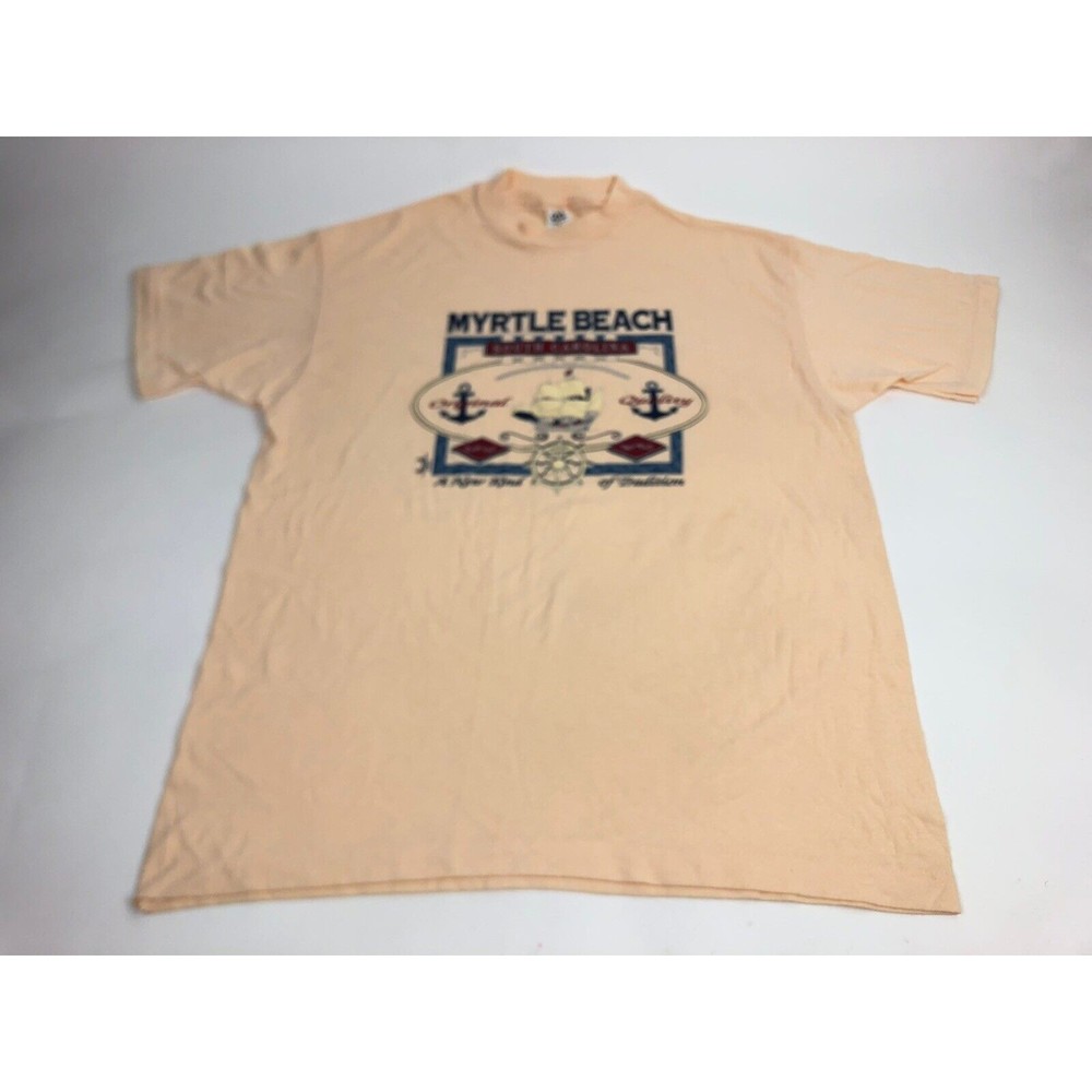 Vintage Myrtle Beach South Carolina T-Shirt Mens XL Single Stitch Made USA EUC